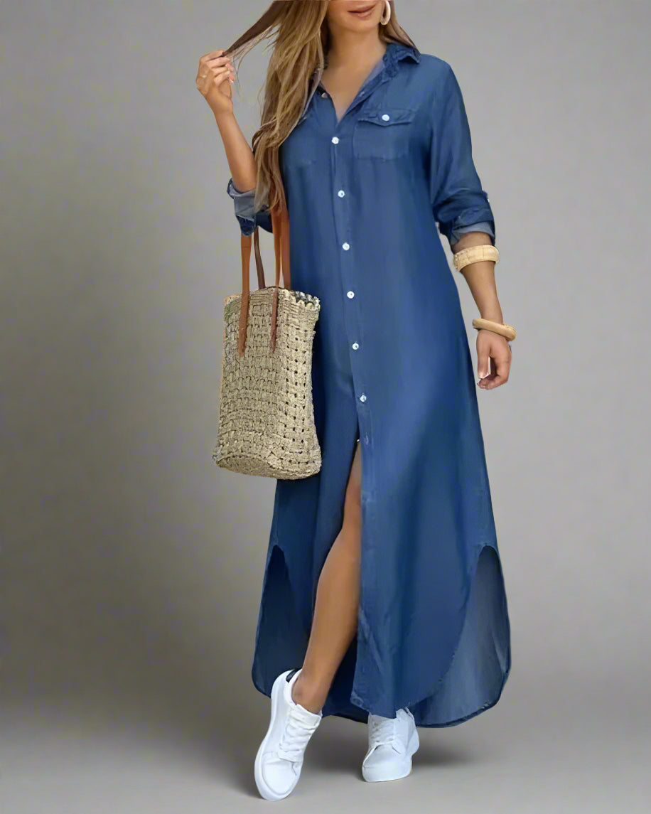 Langärmeliges Kleid