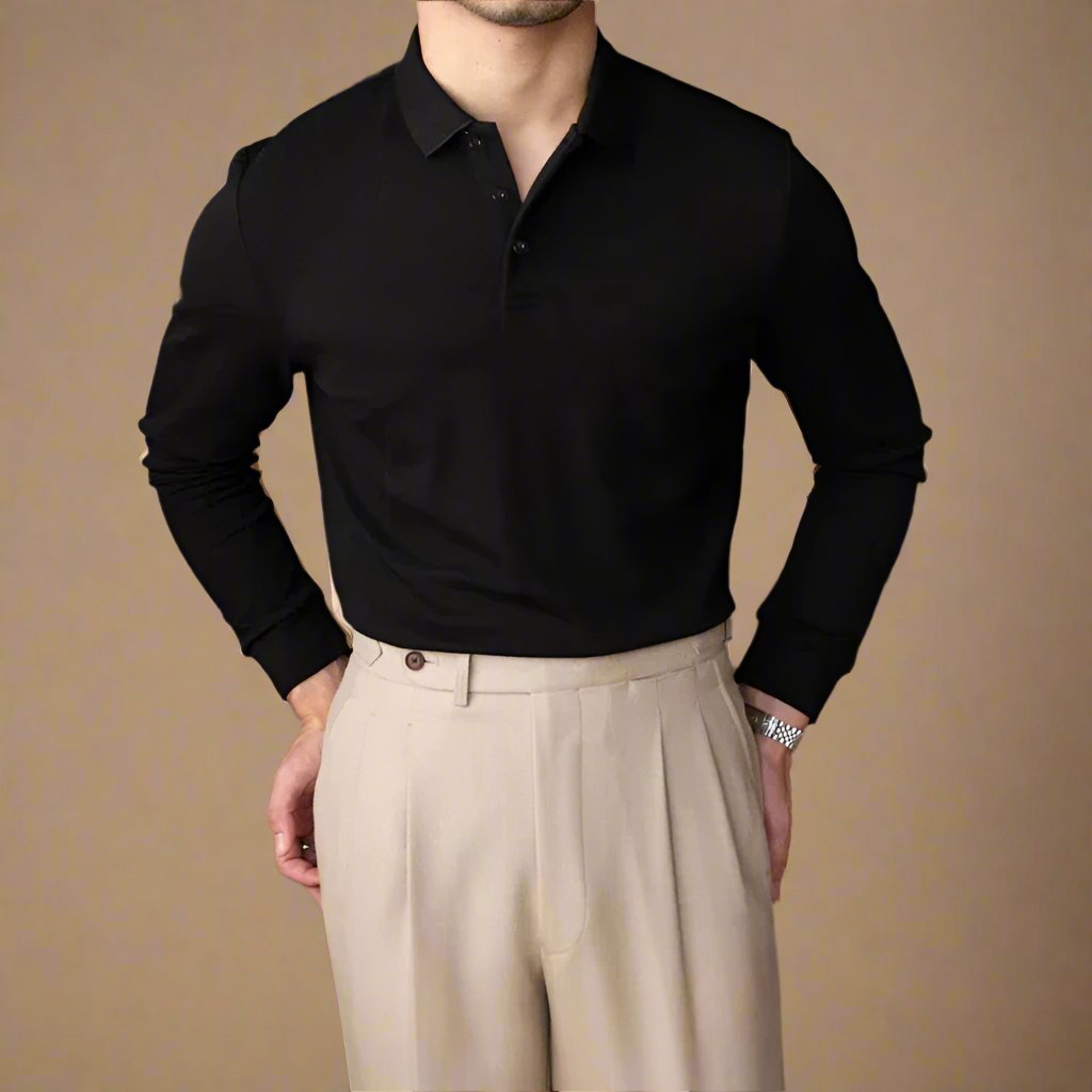 Sebstian | Herren Eleganter Polo-Pullover