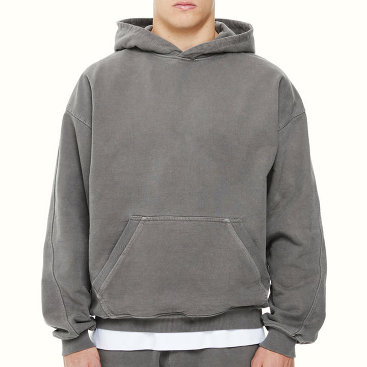 Klassischer Kapuzenpulli mit Kängurutasche für Herren