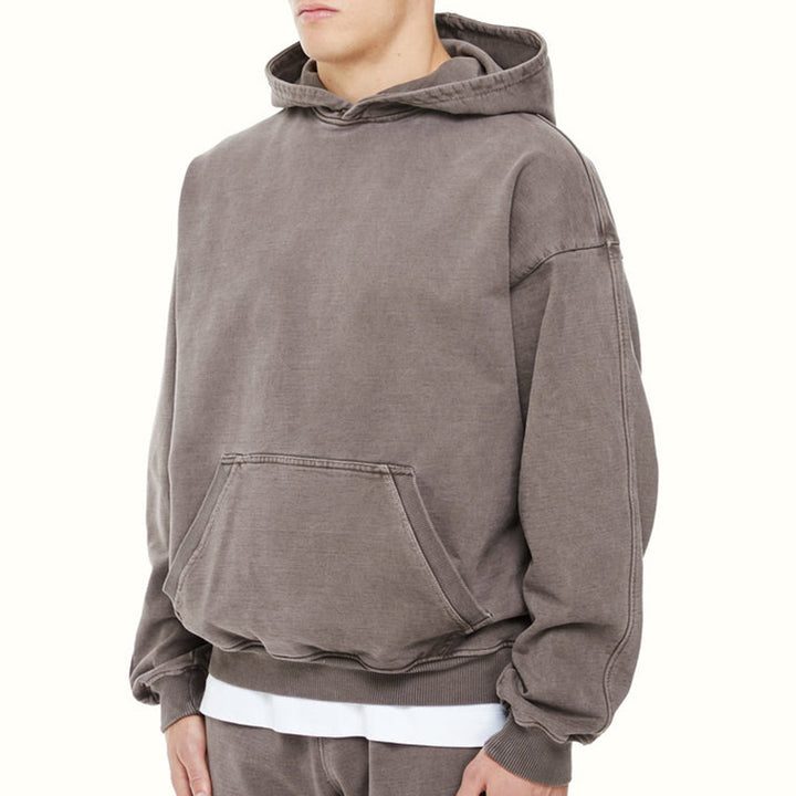Klassischer Kapuzenpulli mit Kängurutasche für Herren