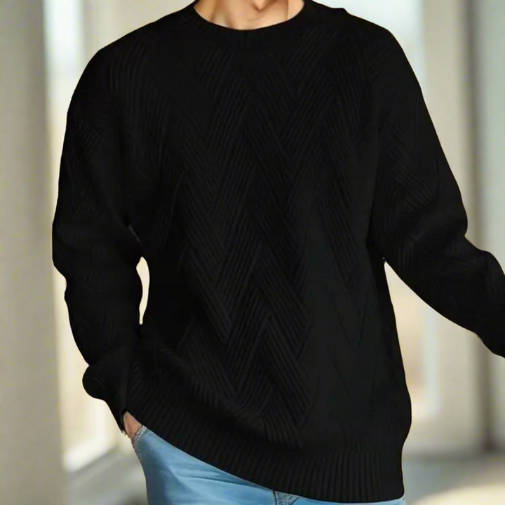 Günter | Herren Zickzack Pullover